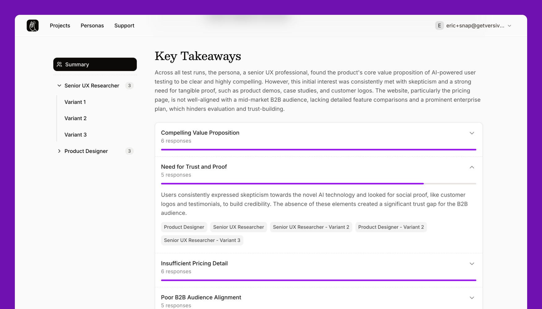 Aggregate insights